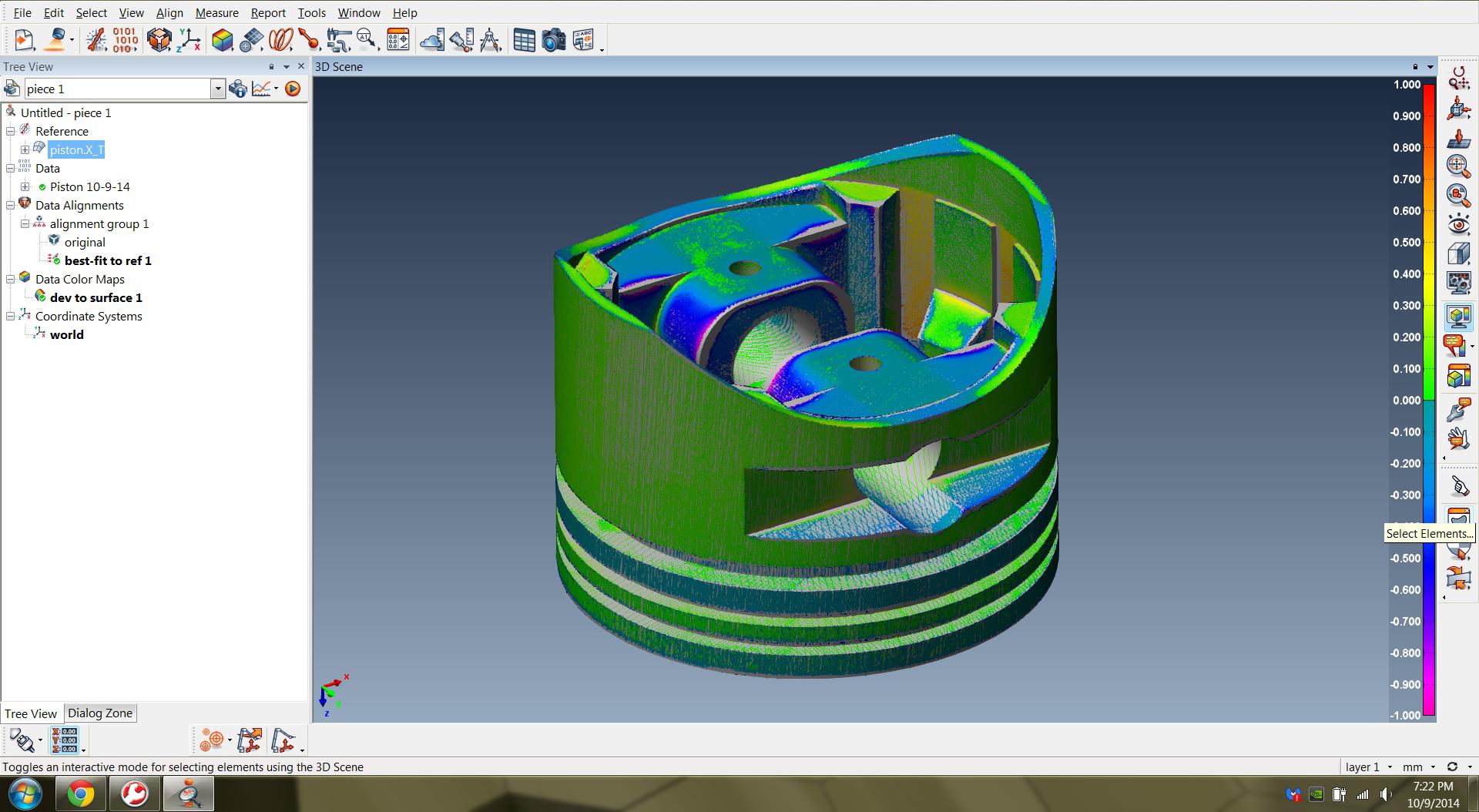 3D scan inspection